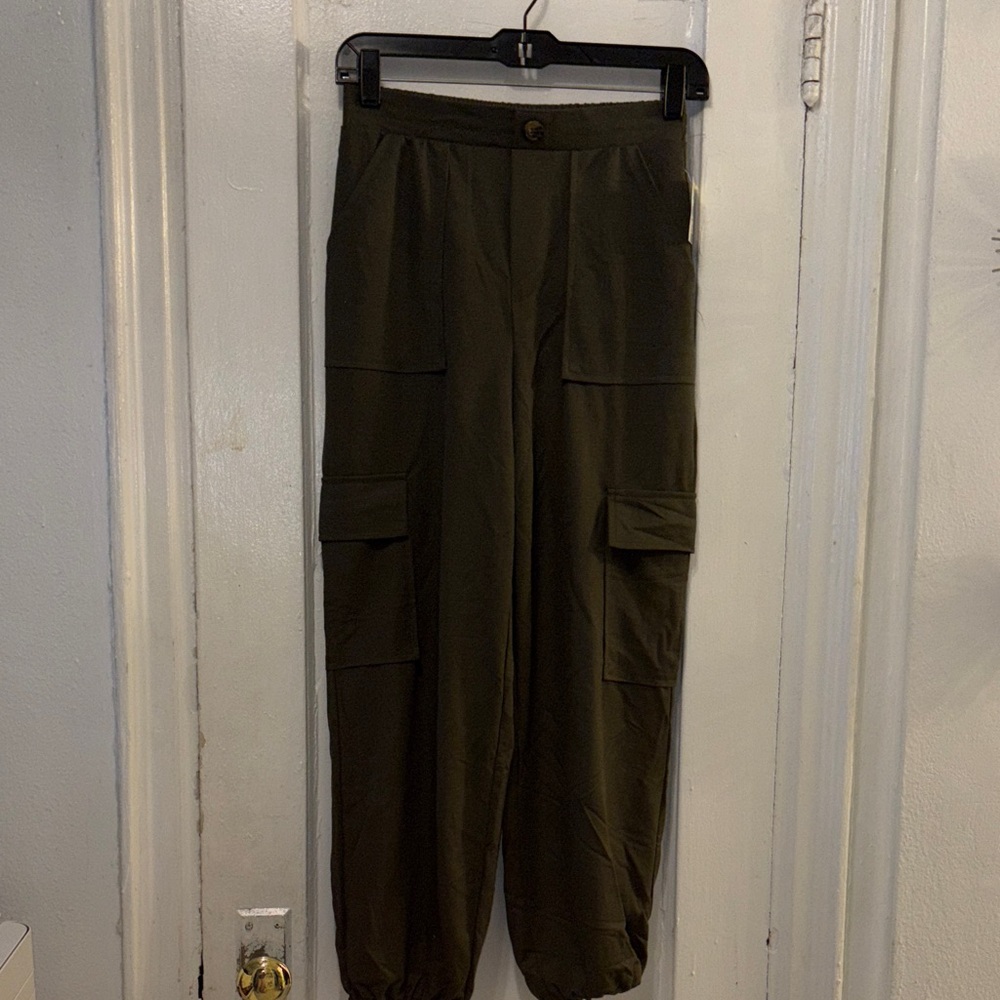 Bobeau Men's Dark Green Cargo Pants
